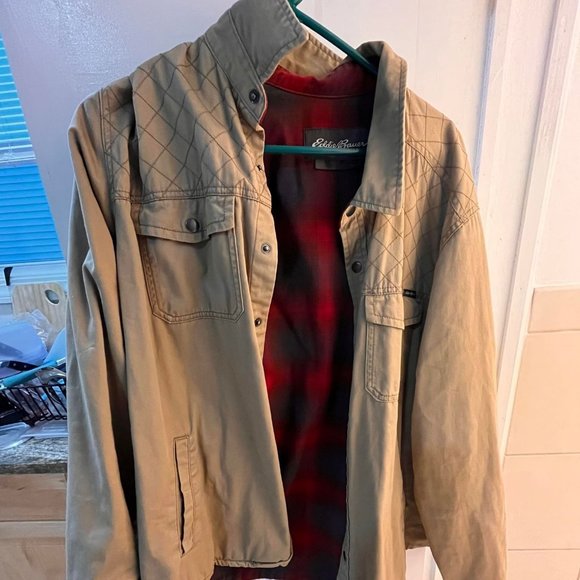 Eddie Bauer Outdoorsman Jacket (Flannel Lined) - Picture 1 of 2